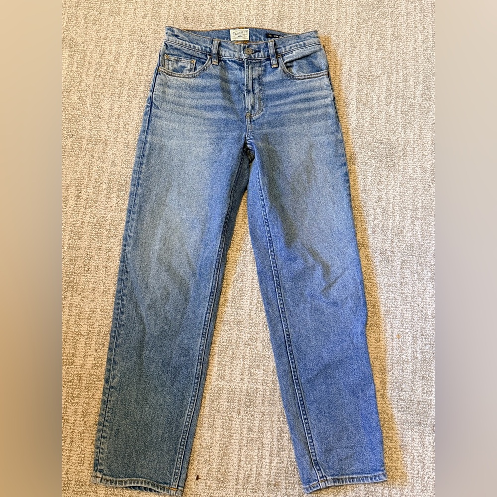 Women’s Faherty Straight-Leg Blue Denim Jeans